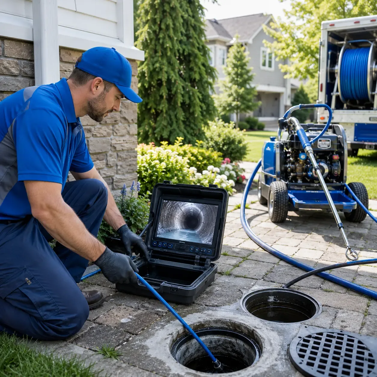 Outdoor drain cleaning professionals serving Madison, IN